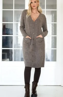 Mixed Brands - Koft-klänning 5034 - Marrone