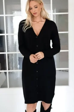 Mixed Brands - Koft-klänning 5034 - Black