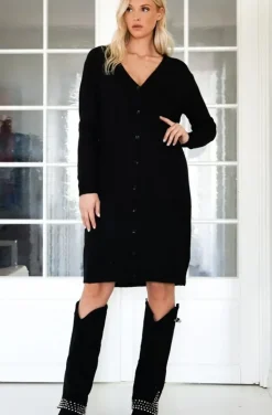 Mixed Brands - Koft-klänning 5034 - Black