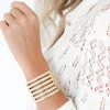 Mixed Brands - LLBR59 - Bangle with pearls