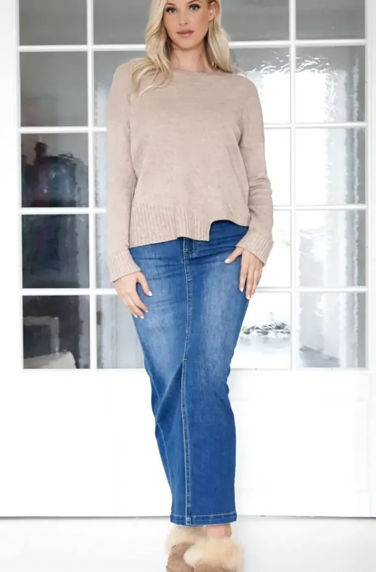 Mixed Brands - Long Denim Skirt 1500