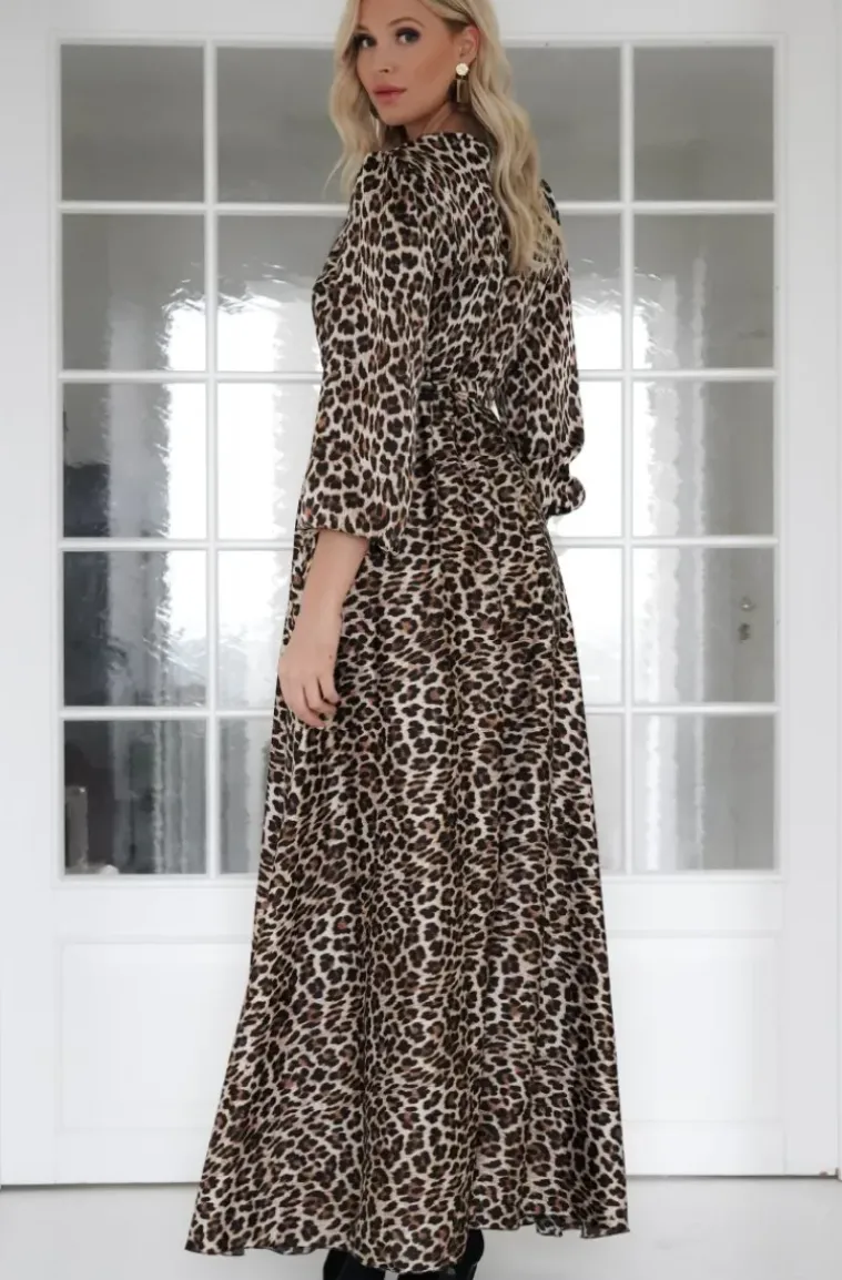 Mixed Brands - Long dress 6535 Leo - Brown
