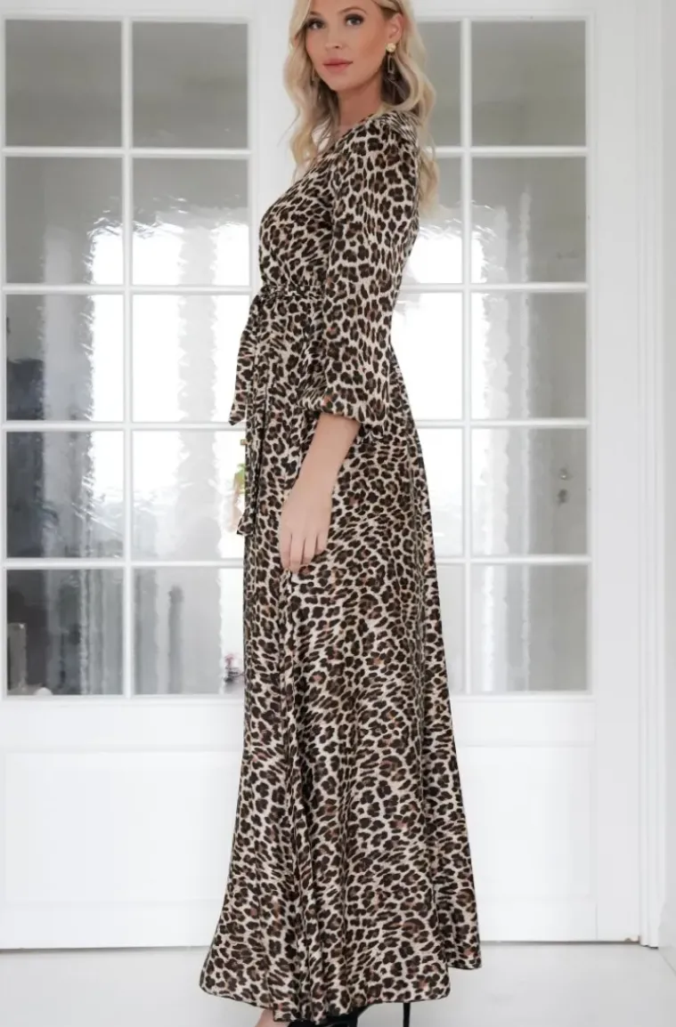 Mixed Brands - Long dress 6535 Leo - Brown