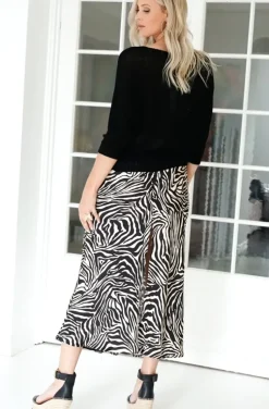 Mixed Brands - Long Zebra Skirt