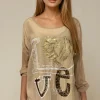 Mixed Brands - Love top 75109 - Camel