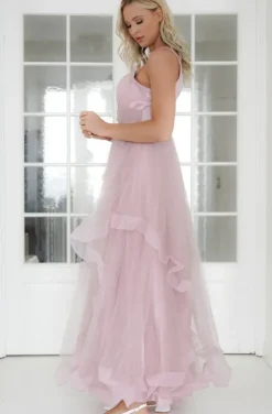 Mixed Brands - Maxi dress tulle 92920 - Pink