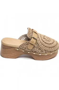 Mixed Brands - Mules Crochet 6627 - Khaki