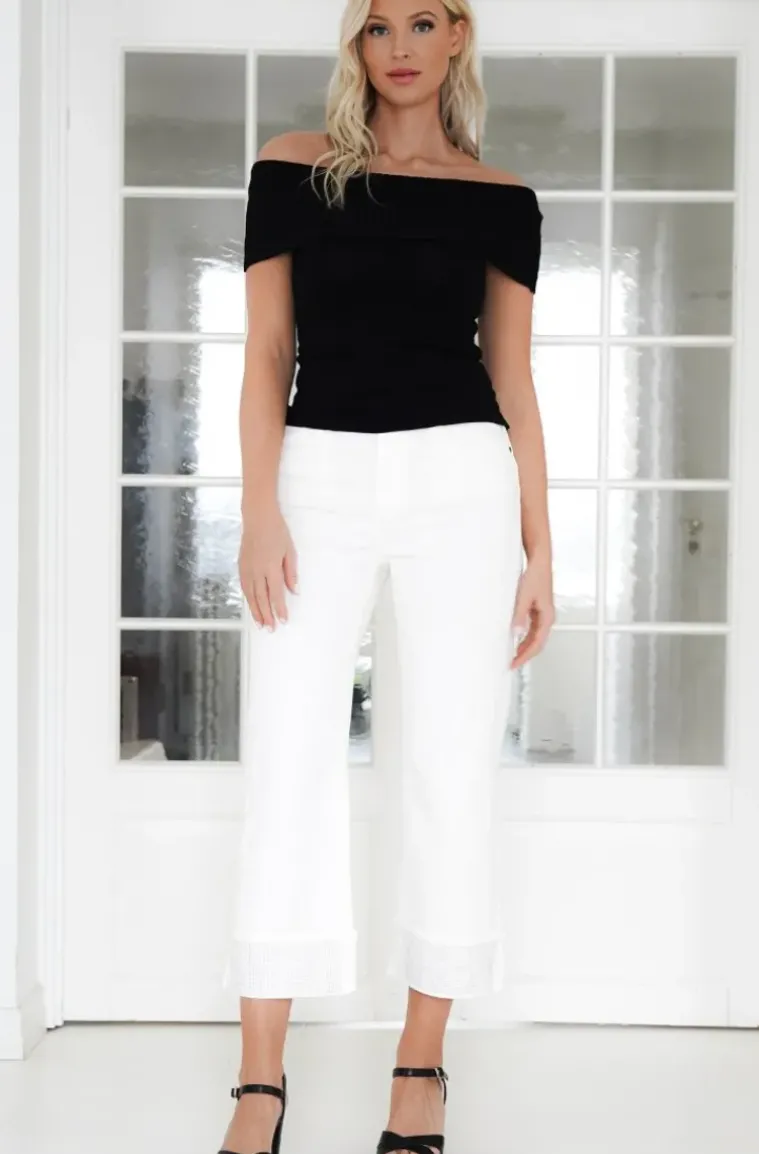 Mixed Brands - Offshoulder top 5035 - Black