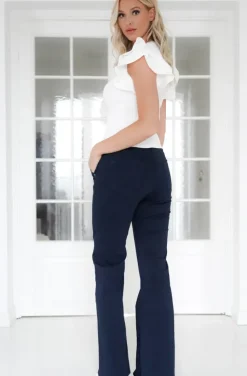 Mixed Brands - Pant Cotton Flare 8056 - Blue