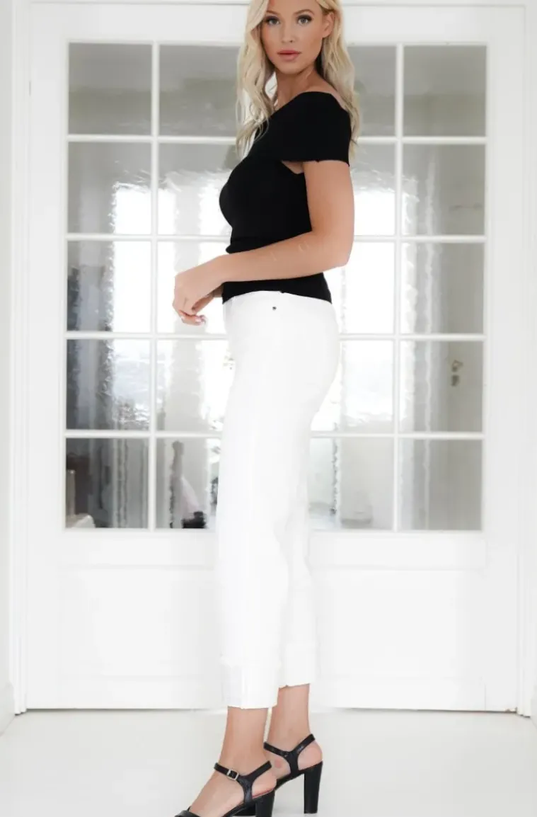 Mixed Brands - Pant with glitter 1383 - White