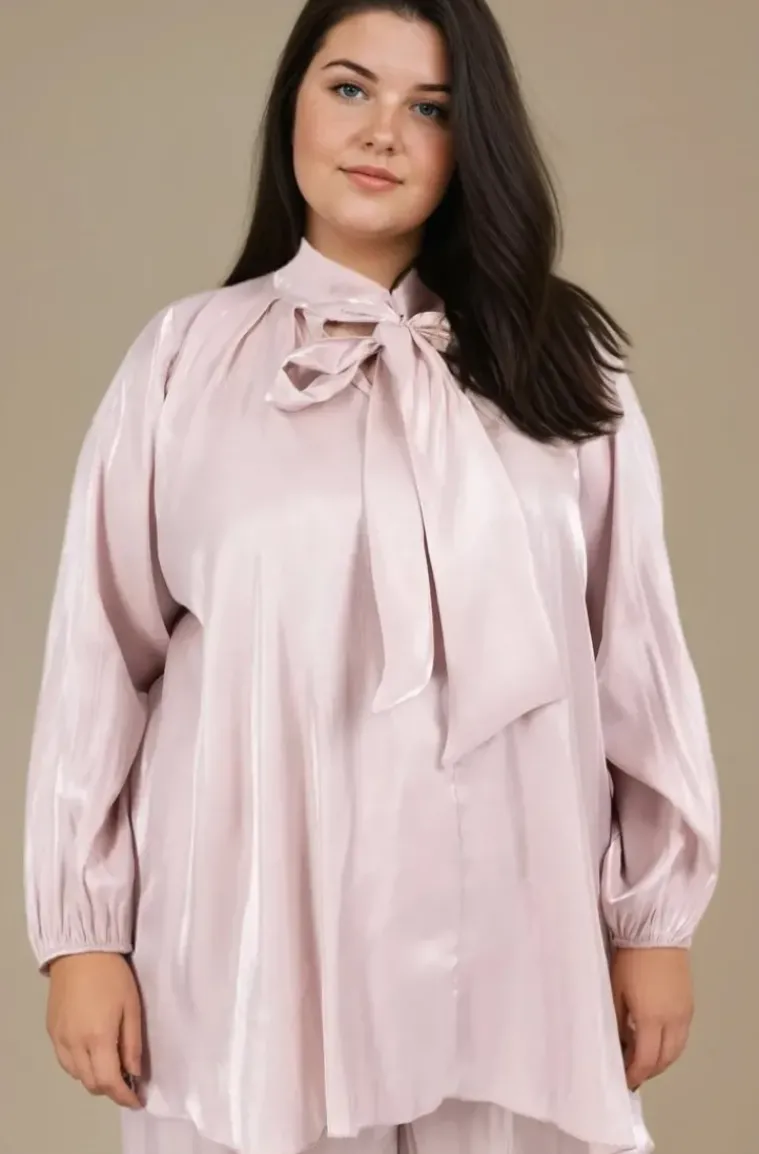 Mixed Brands - Plus size Blouse 6050 - Rose
