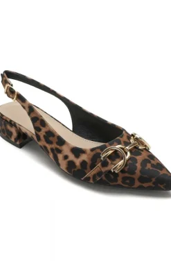 Mixed Brands - Pointy Toe Sling Back with buckle 1816 - Leo