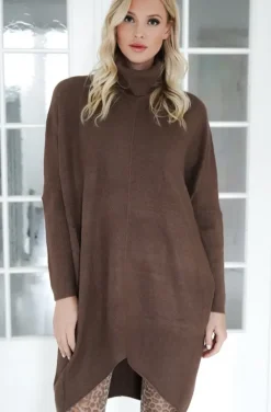 Mixed Brands - Polo dress BL028 - Brown