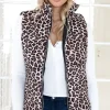 Mixed Brands - Quilted Vest 2363 - Beige Leo