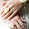 Mixed Brands - Ring Seashell Star 512 - Champagne