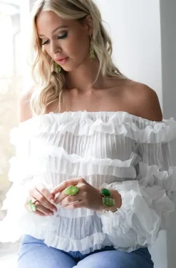 Mixed Brands - Ring Seashell Star 512 - Green