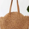 Mixed Brands - Round Straw bag 1350 - Beige
