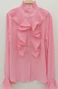 Mixed Brands - Ruffle Blouse 8497-2003 - Pink