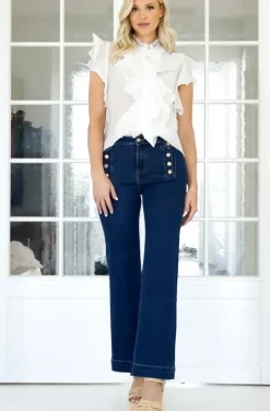 Mixed Brands - Ruffle Shirt - White
