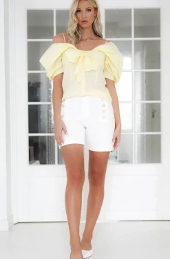 Mixed Brands - Shirt with Bow 34633 - Yellow