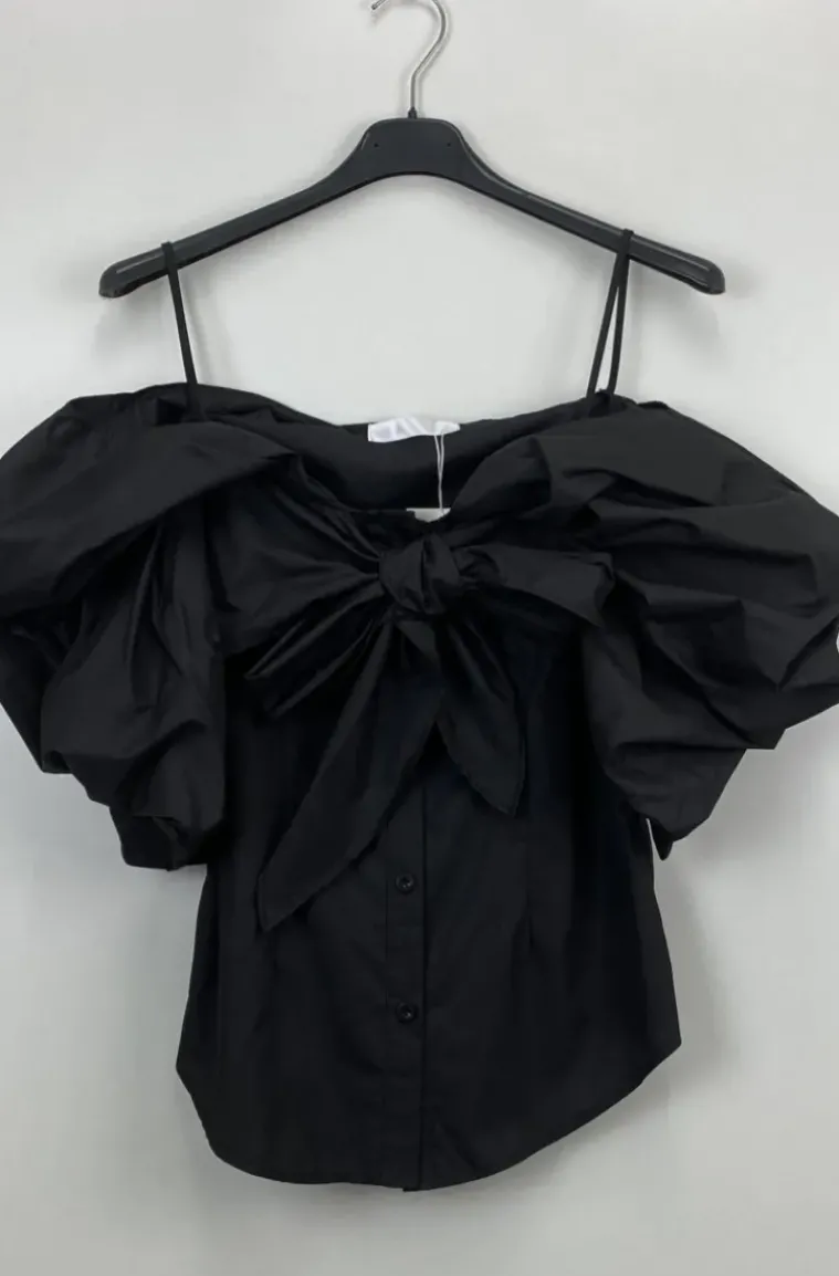 Mixed Brands - Shirt with Bow 34633 - Black