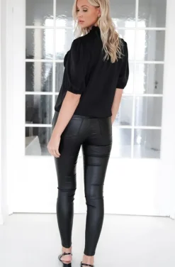 Mixed Brands - Short sleeve blouse 9604 - Black