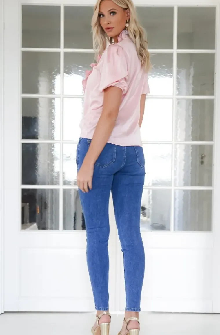 Mixed Brands - Short sleeve blouse 9604 - Pink