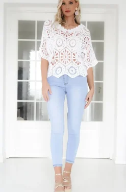 Mixed Brands - Skinny jeans push up G2331 - Light Blue