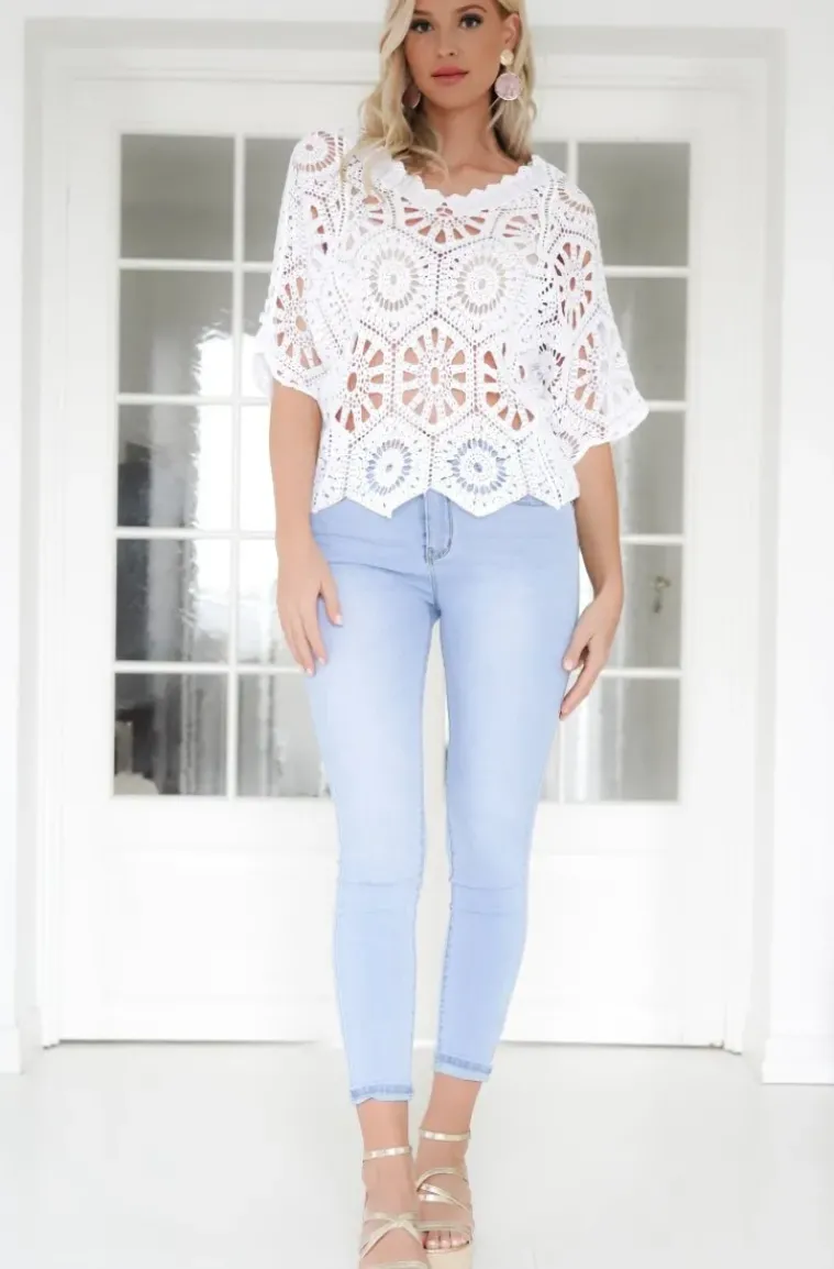 Mixed Brands - Skinny jeans push up G2331 - Light Blue