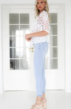 Mixed Brands - Skinny jeans push up G2331 - Light Blue