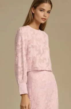 Mixed Brands - Skirt with slit 1702 - Pink