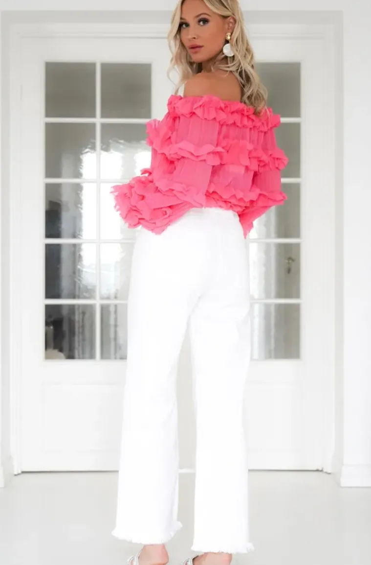 Mixed Brands - Straight pant NCM109 - White