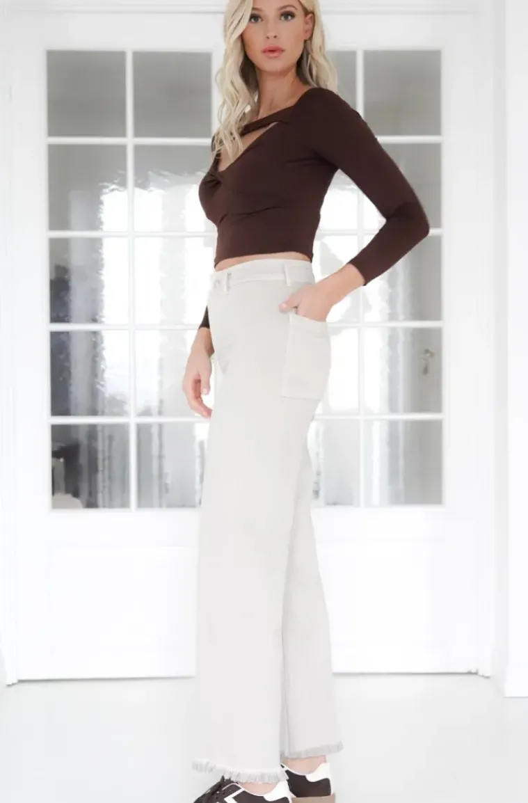 Mixed Brands - Straight pant NCM109 - Beige