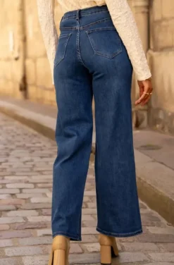 Mixed Brands - Straight wide stretch jeans 2931 - Denim Blue