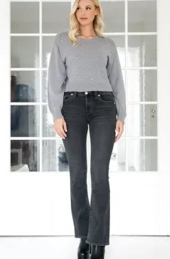 Mixed Brands - Sweater with rhinestones 3226 - Grey