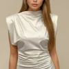 Mixed Brands - Symmetrical Top 90204 - Ecru