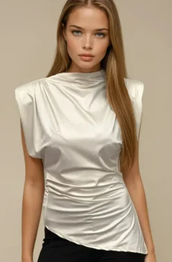 Mixed Brands - Symmetrical Top 90204 - Ecru