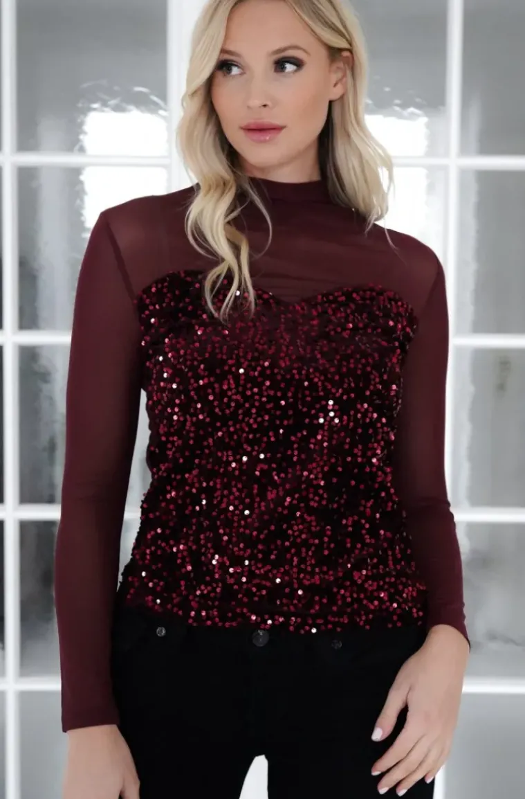 Mixed Brands - Top 05-3293 - Burgundy