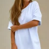 Mixed Brands - Tshirt dress 2111 - white
