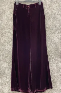 Mixed Brands - Velvet Pant 622 - Bordeaux