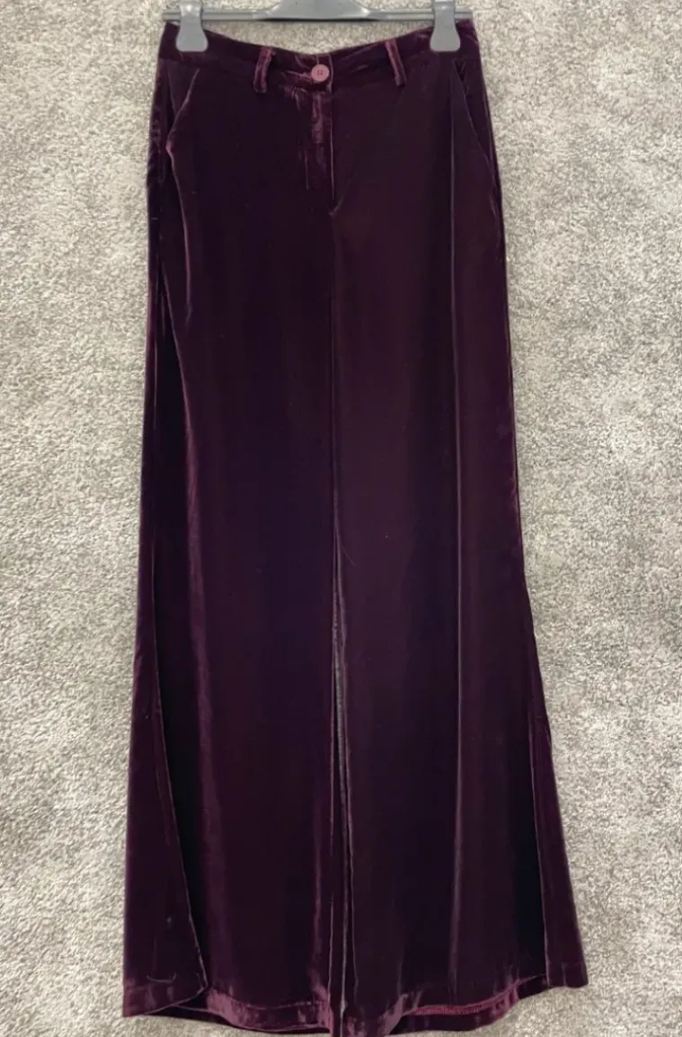 Mixed Brands - Velvet Pant 622 - Bordeaux