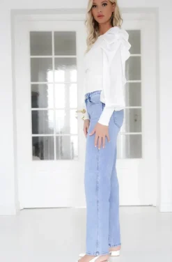 Mixed Brands - Wide jeans EB060 - Light Blue