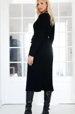 Mixed Brands - Wrap Dress 7007 - Black