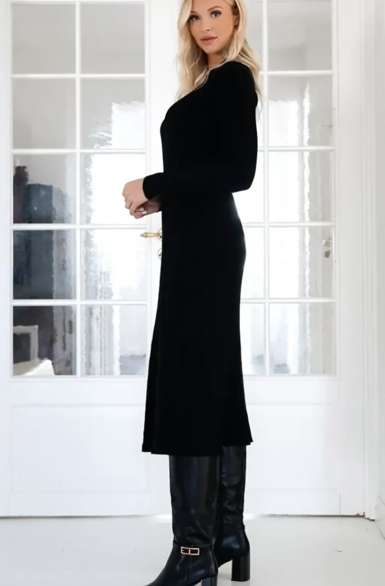 Mixed Brands - Wrap Dress 7007 - Black