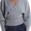 Mixed Brands - Wrap Sweater 8022 - Grey