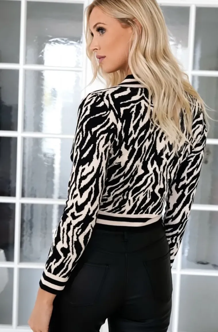 Mixed Brands - Zebra cradigan 285