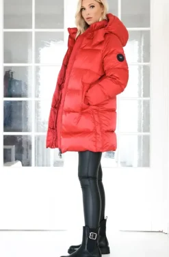 Monel - Lucie Boxy Mid - Bright Red