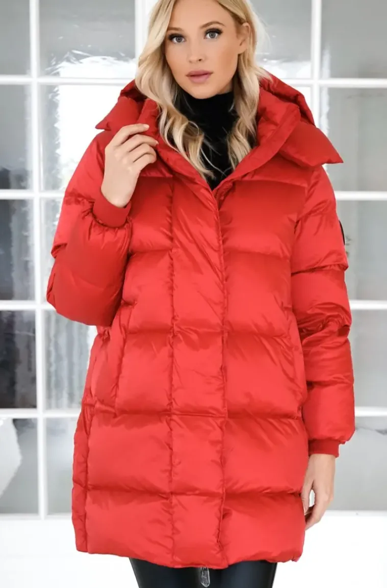 Monel - Lucie Boxy Mid - Bright Red