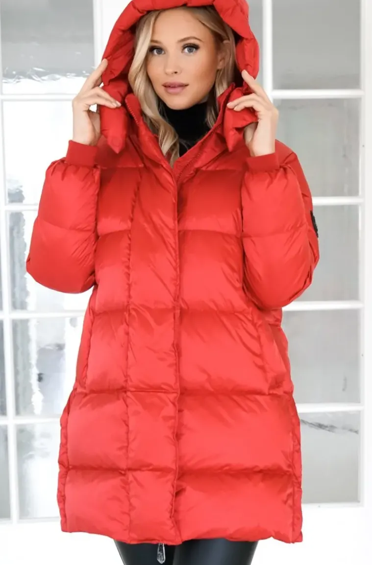 Monel - Lucie Boxy Mid - Bright Red