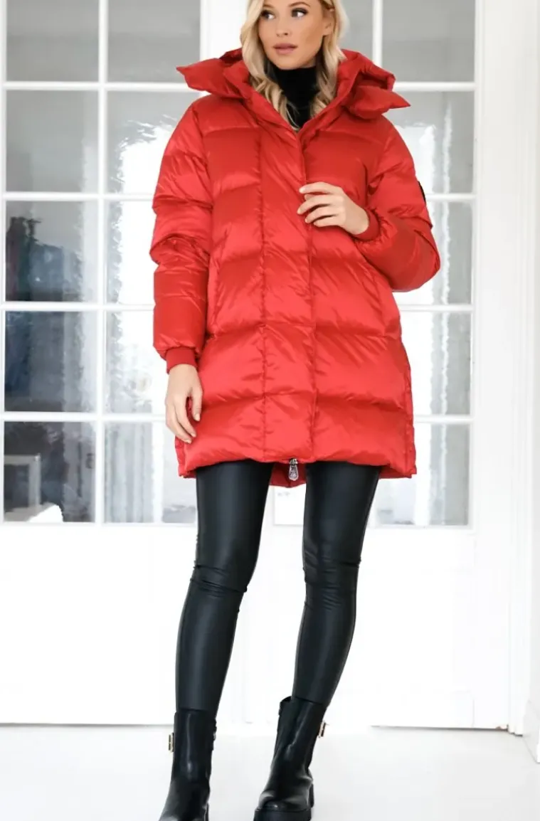 Monel - Lucie Boxy Mid - Bright Red